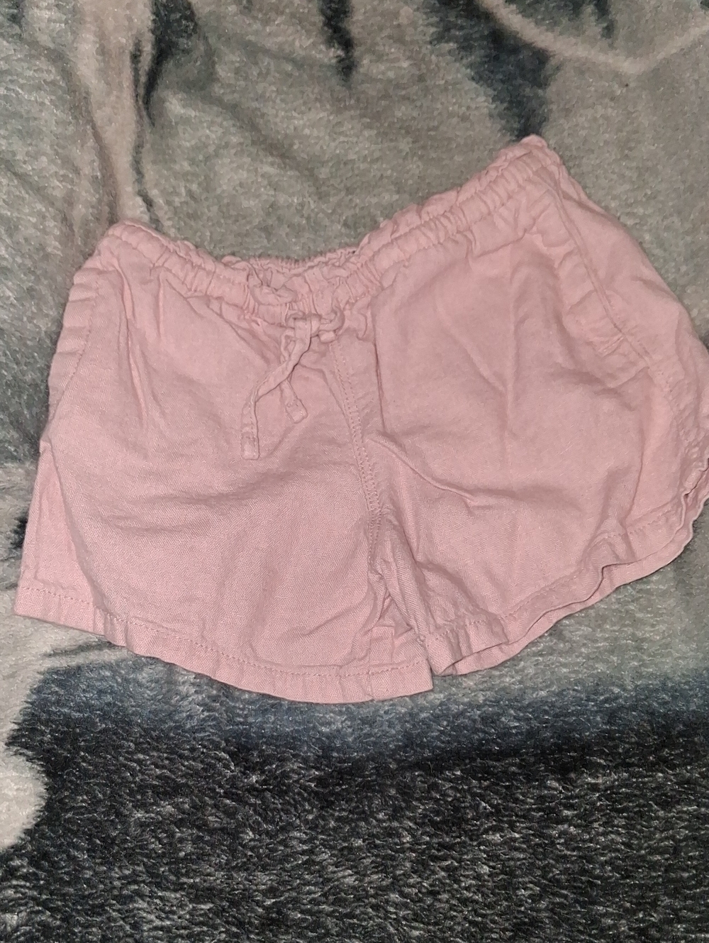 Old Navy Light Pink Elastic-Waist Athletic Shorts